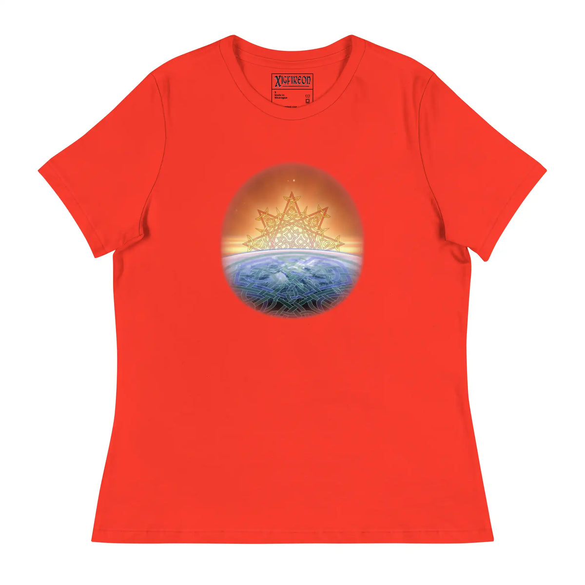 A poppy Xigfireon woman&
