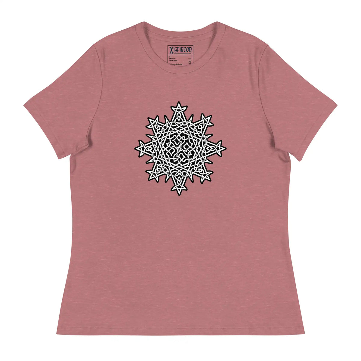 A heather mauve Xigfireon woman&