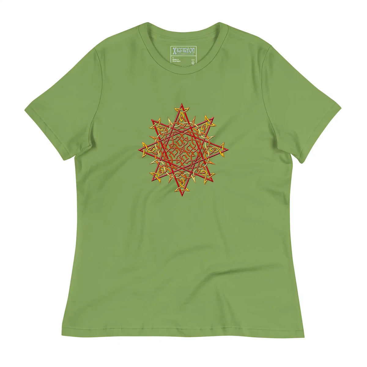 A leaf green Xigfireon woman&