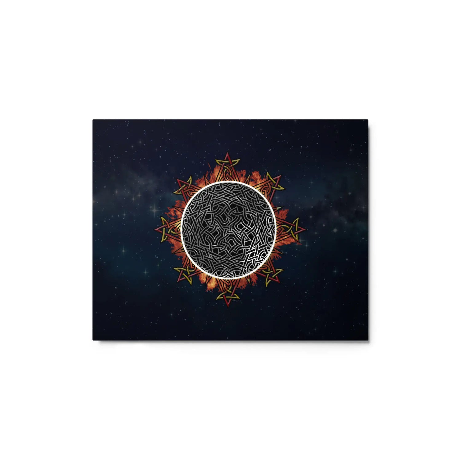 An 8" x 10" glossy metal print of Xigfireon&
