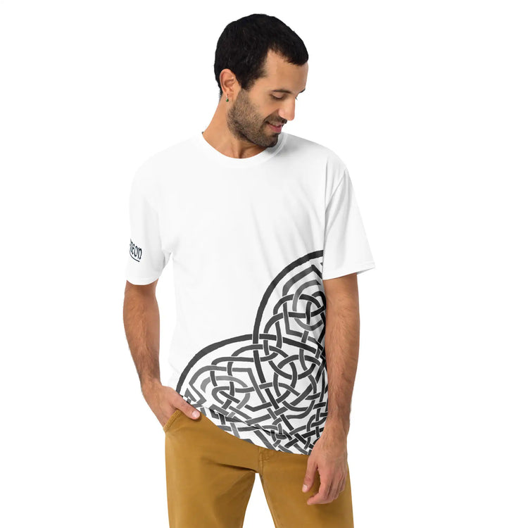 A young man wearing a men&