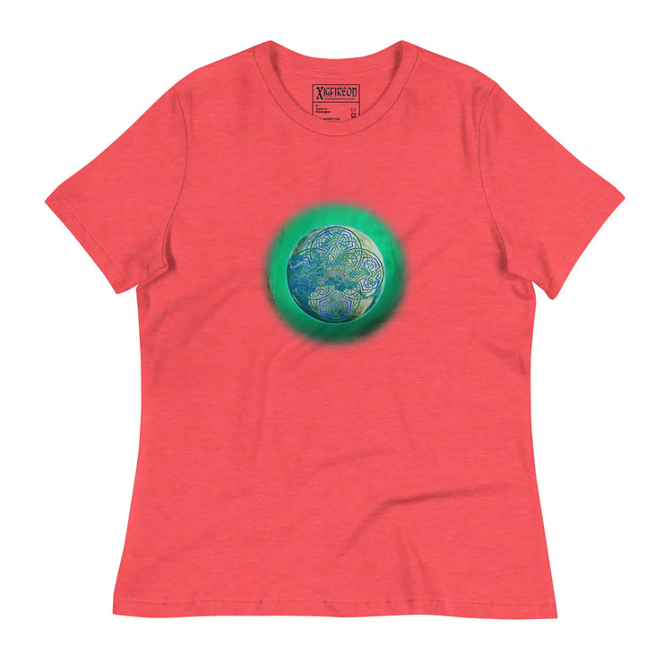A heather red Xigfireon woman&