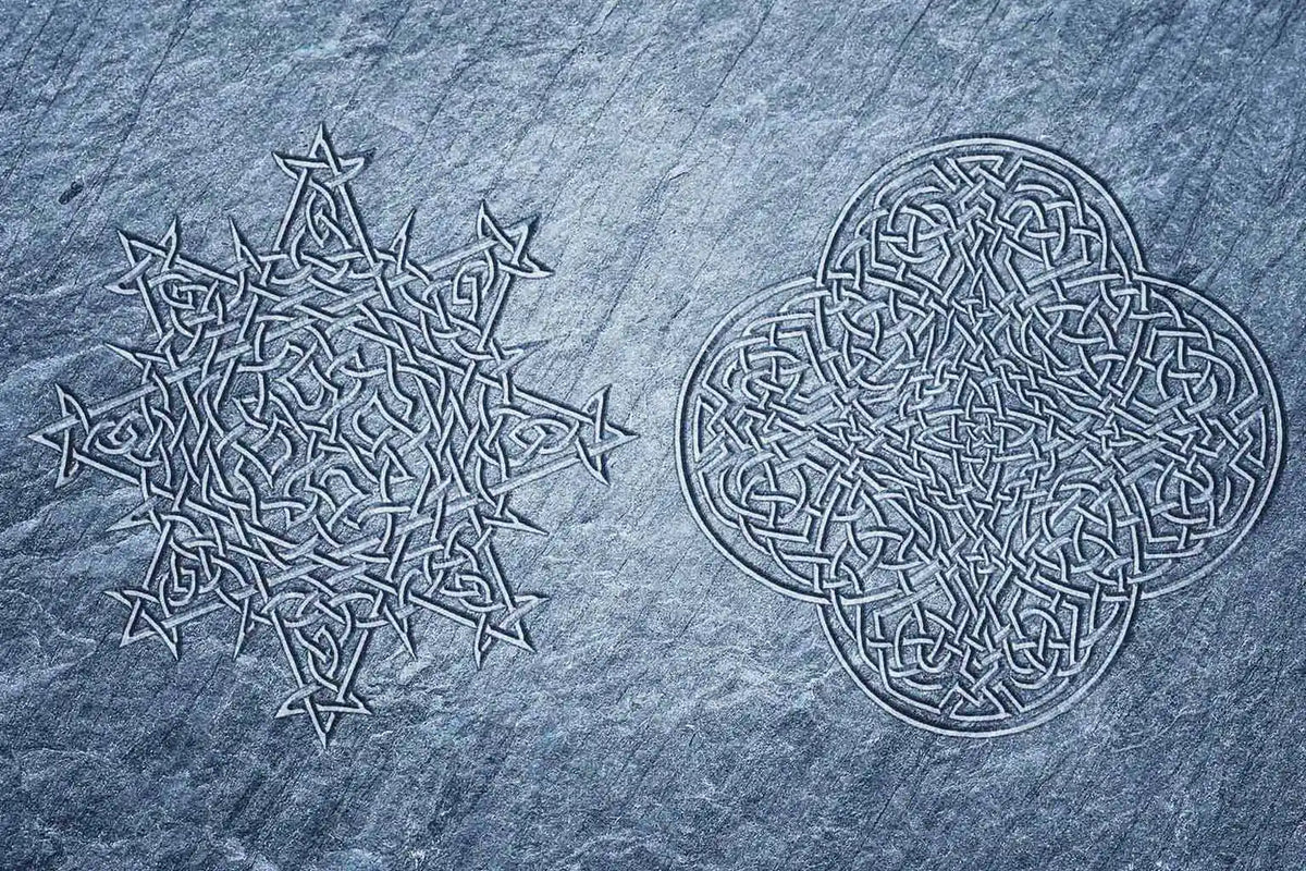 Xigfireon offers a host of products featuring Celtic knot designs from the Derivation series, featuring Celtic knot designs symbolizing Father Sun and Mother Earth. Products include graphic tees, graphic hoodies, pants, leggings, wall art, and much more.