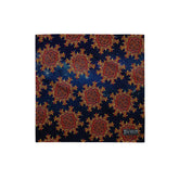 A small Xigfireon bandana adorned with the Fire Colour Cosmos patterned series of the `Morning Star Fire` Celtic knot design.