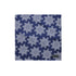 A small Xigfireon bandana adorned with the Navy Blue and White patterned series of the `Morning Star Fire` Celtic knot design.
