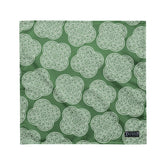 Celtic knot bandana by Xigfireon featuring the Olive Green & White patterned series of the `Reach Of The Spirit` design. Medium size measuring 21 ¼ inches by 21 ¼ inches.
