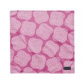 Celtic knot bandana by Xigfireon featuring the Pink & White patterned series of the `Reach Of The Spirit` design. Medium size measuring 21 ¼ inches by 21 ¼ inches.