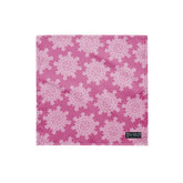 A small Xigfireon bandana adorned with the Pink and White patterned series of the `Morning Star Fire` Celtic knot design.