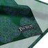 A close up view of the Xigfireon logo on a small sized (17.37 inch x 17.37 inch) `Reach Of The Spirit` Living Colour forest bandana.
