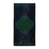 A Xigfireon bath and beach towel featuring the Celestial iteration of the Reach Of The Spirit Celtic knot design displayed against a brilliant star-filled night sky.