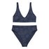 Celtic knot bikini by Xigfireon featuring the Midnight Blue Cosmos patterned series of the `Morning Star Fire` design.