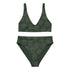 Celtic knot bikini by Xigfireon featuring the Midnight Green Cosmos patterned series of the `Morning Star Fire` design.