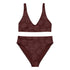 Celtic knot bikini by Xigfireon featuring the Midnight Red Cosmos patterned series of the `Morning Star Fire` design.