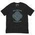This black heather graphic t-shirt features the Living Colour iteration of the Reach Of The Spirit Celtic knot design along with a message in a Celtic font: "Our Mother, Cherish Her".