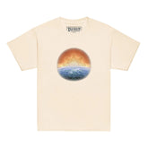 A natural Xigfireon kids graphic t-shirt featuring the `Derivation II` Celtic knot merger design symbolizing the Sun and the Earth in their cosmic dance.