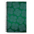 The front side of a Xigfireon graphic spiral notebook featuring the Living Colour Forest patterned series of the Reach Of The Spirit Celtic knot design.