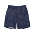 Celtic knot swim trunks by Xigfireon featuring the Midnight Blue Cosmos patterned series of the `Morning Star Fire` design.