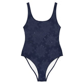 Celtic knot swimsuit by Xigfireon featuring the Midnight Blue Cosmos patterned series of the `Morning Star Fire` design.