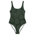 Celtic knot swimsuit by Xigfireon featuring the Midnight Green Cosmos patterned series of the `Morning Star Fire` design.