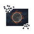 A 252 piece jigsaw puzzle featuring the Eclipsed iteration of the Morning Star Fire Celtic knot design. Inspired by the 2023 Annular Solar Eclipse.