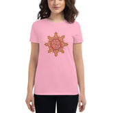 A young woman wearing a charity pink Xigfireon women&