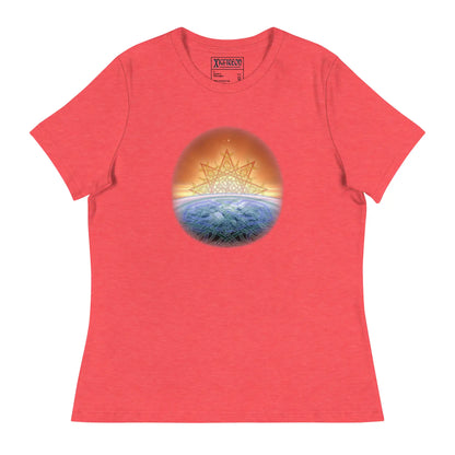A heather red Xigfireon woman&