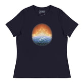 A navy blue Xigfireon woman&