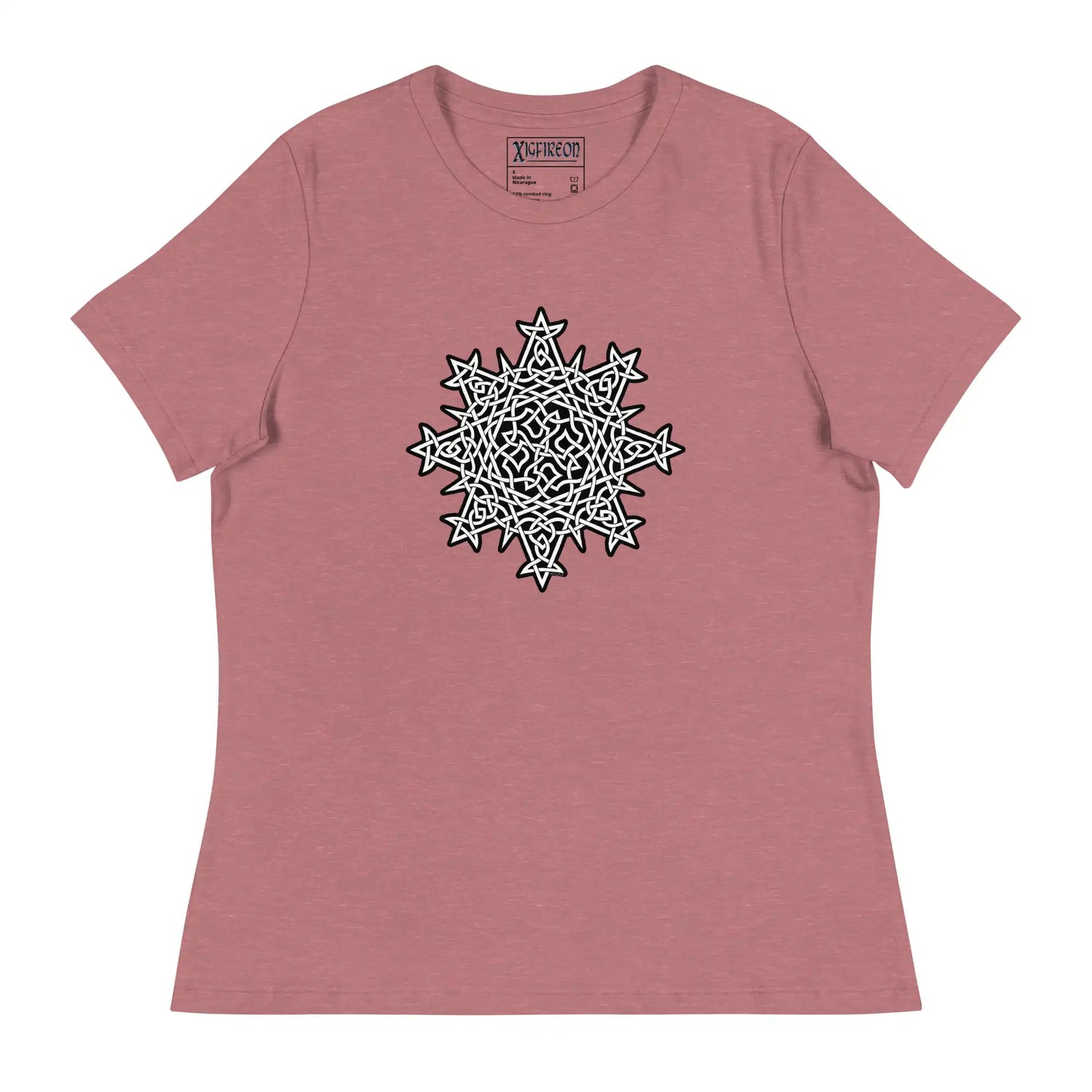 A heather mauve Xigfireon woman&
