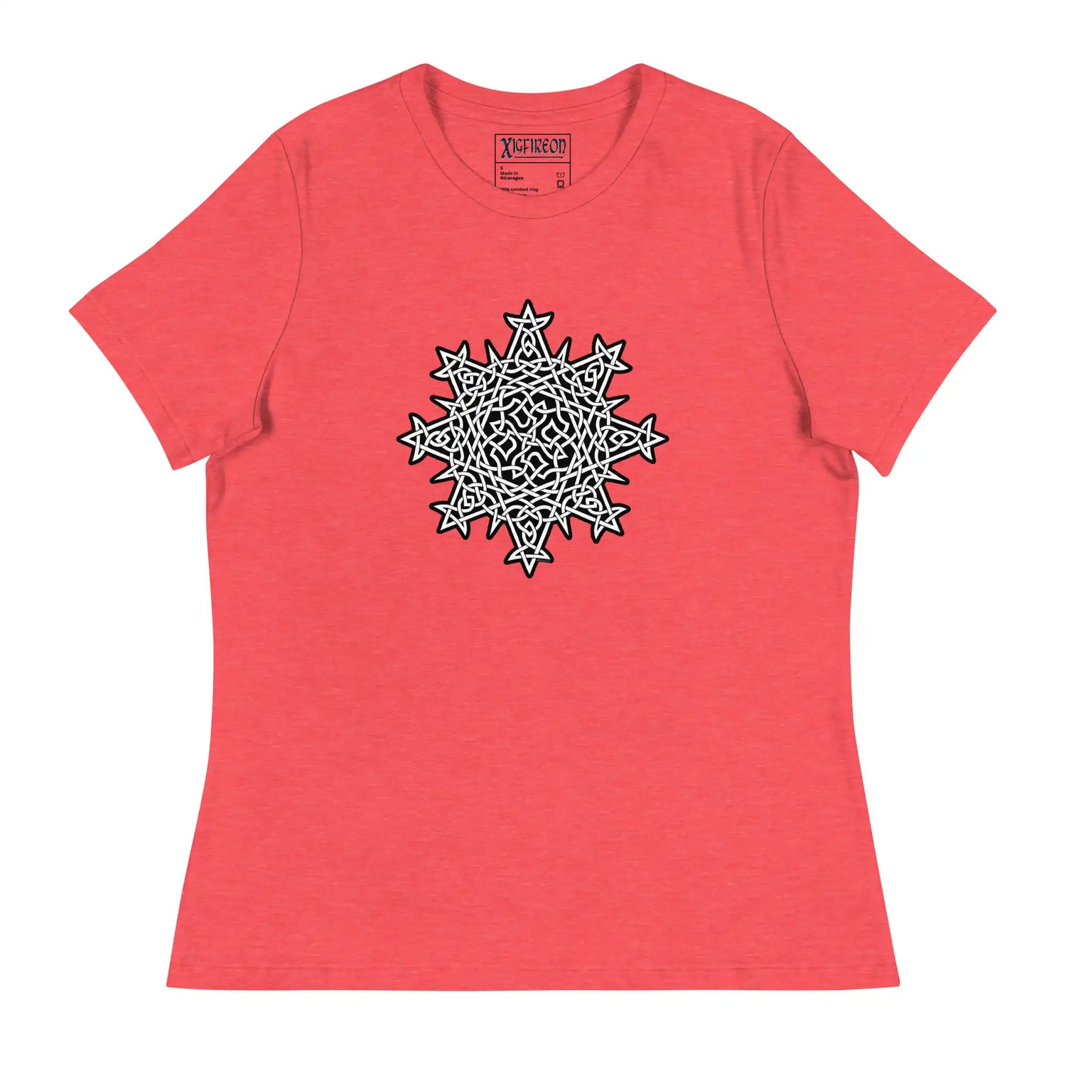 A heather red Xigfireon woman&