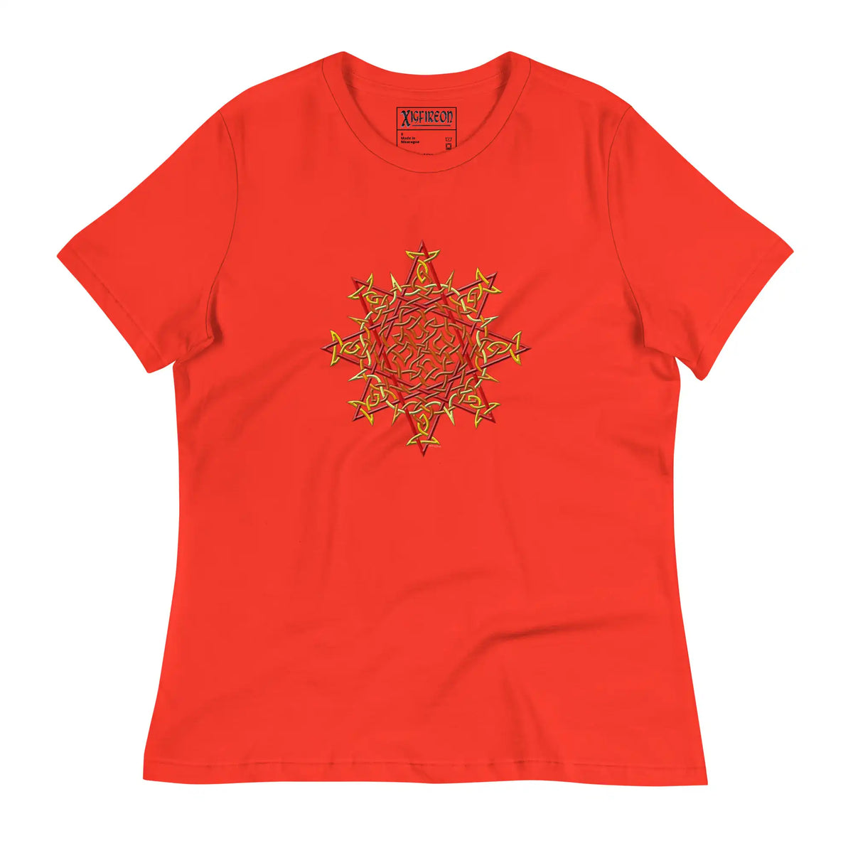 A poppy Xigfireon woman&