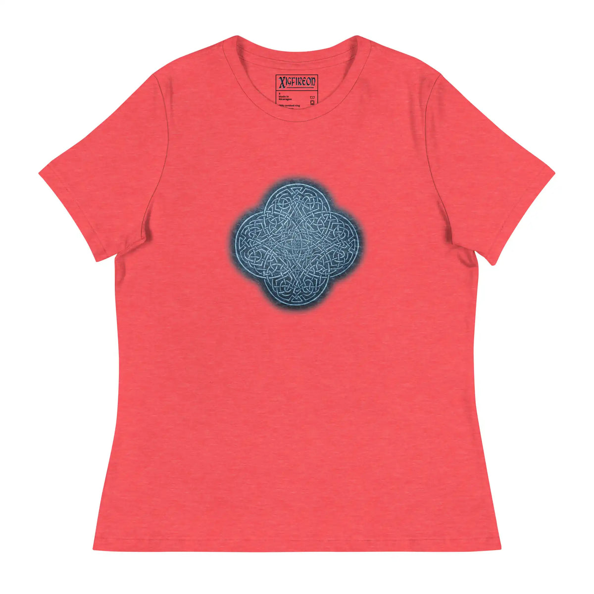 A heather red Xigfireon woman&