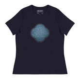 A navy blue Xigfireon woman&