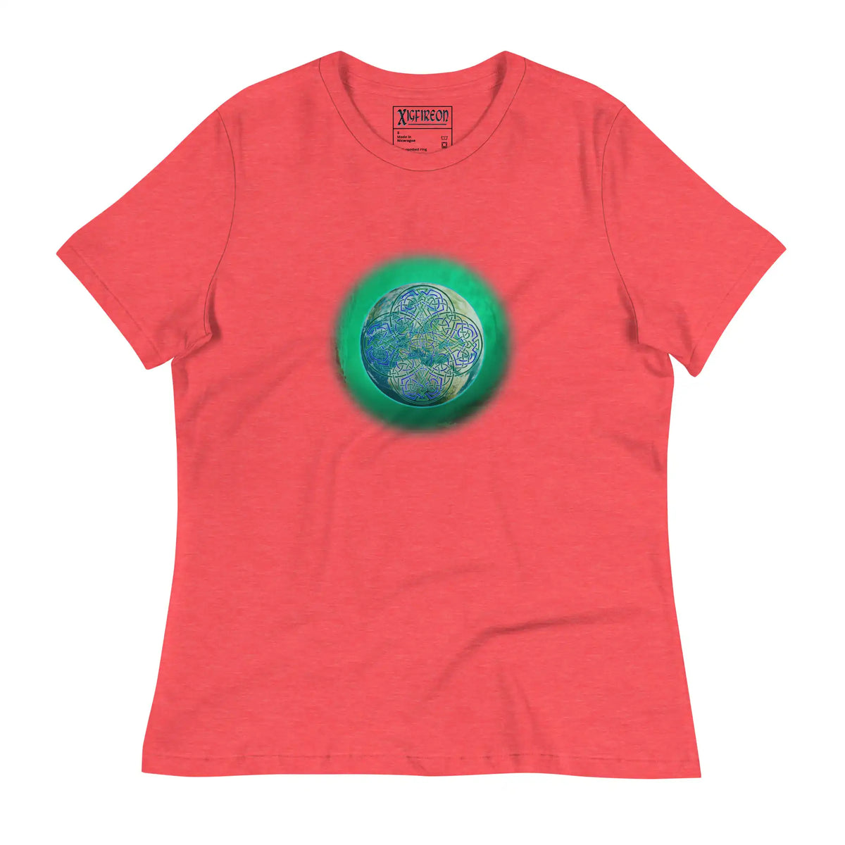 A heather red Xigfireon woman&
