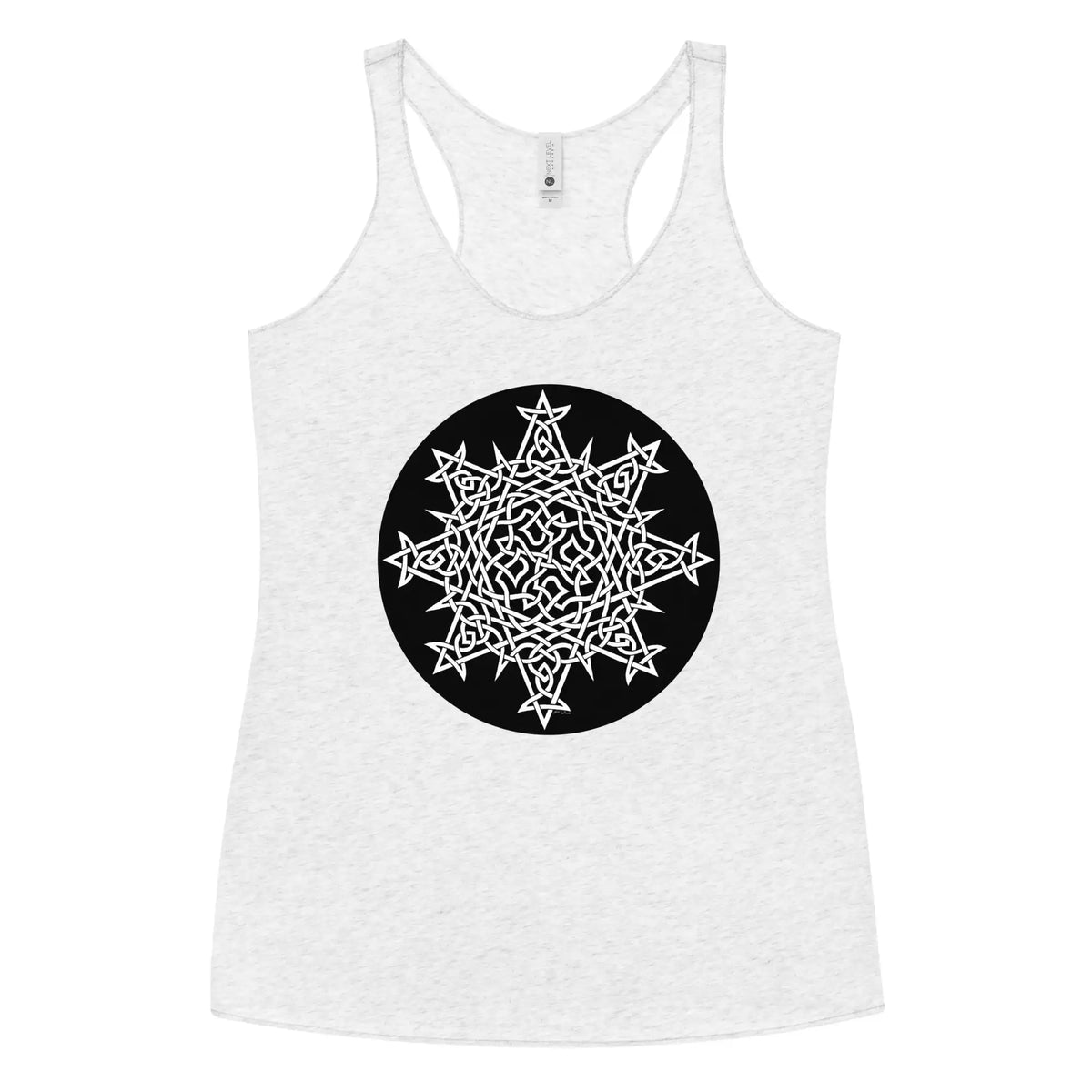 A heather white Xigfireon graphic women&