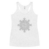 A heather white Xigfireon graphic women&