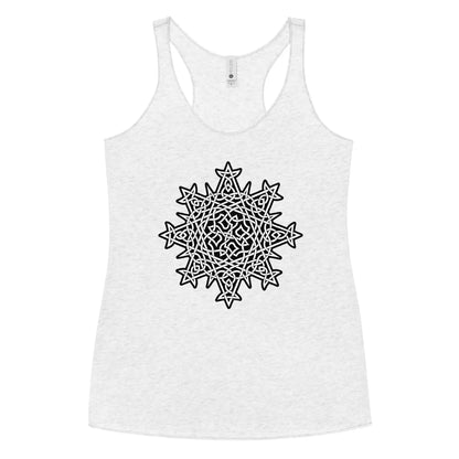 A heather white Xigfireon graphic women&