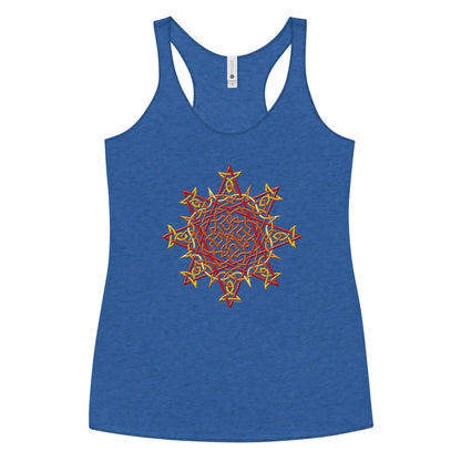 A vintage royal blue Xigfireon graphic women&
