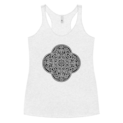A heather white Xigfireon graphic women&
