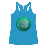 A vintage turquoise Xigfireon graphic women&