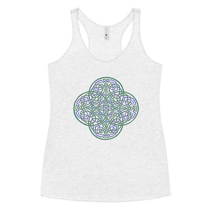 A heather white Xigfireon graphic women&
