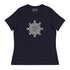 A navy blue Xigfireon woman&