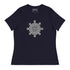 A navy blue Xigfireon woman&