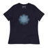 A navy blue Xigfireon woman&