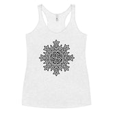 A heather white Xigfireon graphic women&