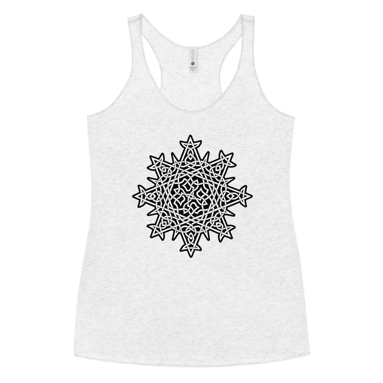 A heather white Xigfireon graphic women&