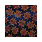 A medium Xigfireon bandana adorned with the Fire Colour Cosmos patterned series of the `Morning Star Fire` Celtic knot design.