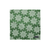A small Xigfireon bandana adorned with the Olive Green and White patterned series of the `Morning Star Fire` Celtic knot design.