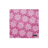 A small Xigfireon bandana adorned with the Pink and White patterned series of the `Morning Star Fire` Celtic knot design.