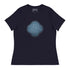 A navy blue Xigfireon woman&