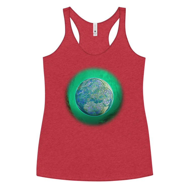 A vintage red Xigfireon graphic women&